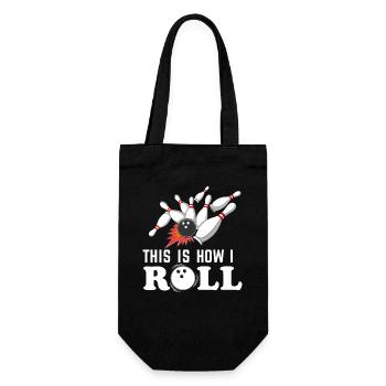 C’est comme ça que je roule les quilles à billes de théâtre de bowling - Sac à bouteille - noir - Devant