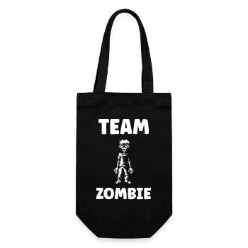 Energetisches Zombie-Design mit Text - Geschenkbeutel für Flaschen - Schwarz - Vorne