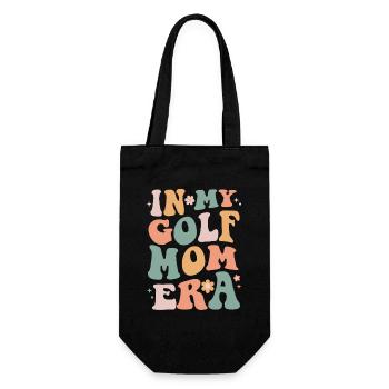 À l’époque de ma mère de golf - Citation amusante de maman de golf - Sac à bouteille - noir - Devant