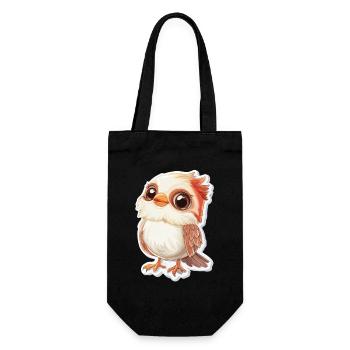 Cockatoo - Gift Bag for Bottles - black - Front