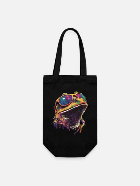 Grenouille Petit Crapaud Grenouille Grenouille Prince Grenouilles - Sac à bouteille - noir