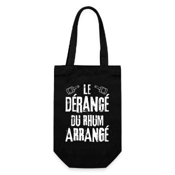 Le Dérangé Du Rhum arrangé - Gift Bag for Bottles - black - Front