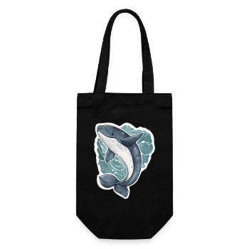 baleine - Sac à bouteille - noir - Devant