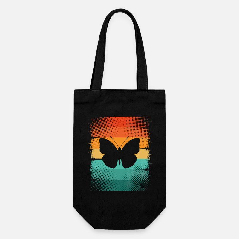 Papillon - Sac à bouteille - noir