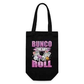 Bunco The Art Of The Roll Dice Games Gift - Gift Bag for Bottles - black - Front