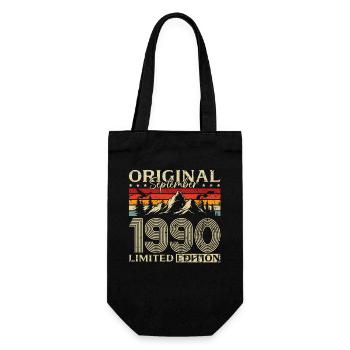 35ème Anniversaire Millésime Septembre Millésime 1990 - Sac à bouteille - noir - Devant