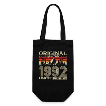 33ème Anniversaire Millésime Septembre Millésime 1992 - Sac à bouteille - noir - Devant
