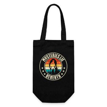 Höhlenforschung Spelunking Cave Explorer - Geschenkbeutel für Flaschen - Schwarz - Vorne