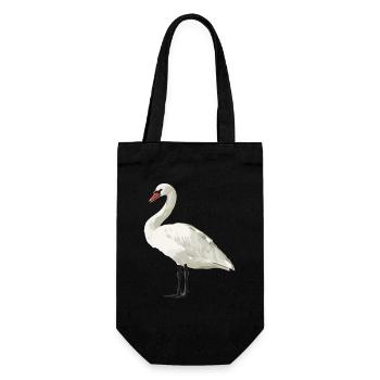 Swans Swan - Gift Bag for Bottles - black - Front