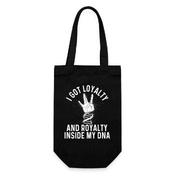 La royauté de la loyauté dans mon ADN Hip Hop Culture lyrique - Sac à bouteille - noir - Devant