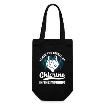 Diving diving board - Gift Bag for Bottles - black - Front