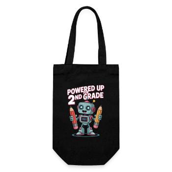 Alimenté pour l’école de robot de 2e année - Sac à bouteille - noir - Devant