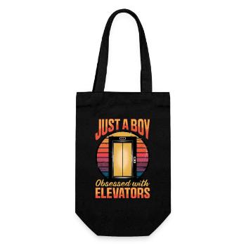 Elevator toddler & kids - Gift Bag for Bottles - black - Front