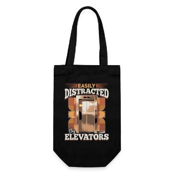 Elevator toddler & kids - Gift Bag for Bottles - black - Front