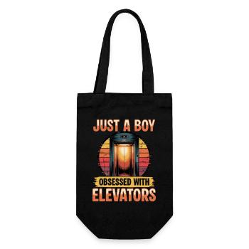 Elevator toddler & kids - Gift Bag for Bottles - black - Front