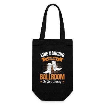 Line Dancing Ballroom Trop Chic - Sac à bouteille - noir - Devant