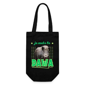 I Put the DAWA in the Forest Hunter Gift - Gift Bag for Bottles - black - Front