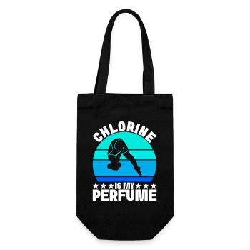 Diving diving board - Gift Bag for Bottles - black - Front