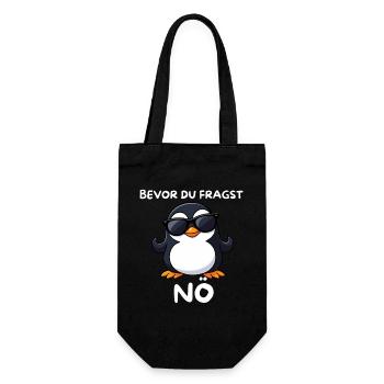 Pingouin aux lunettes de soleil Basse-Autriche - Sac à bouteille - noir - Devant