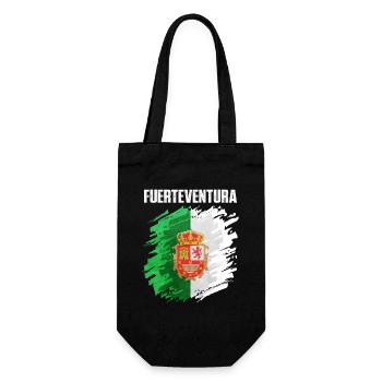 Fuerteventura Flaggen Design - Geschenkbeutel für Flaschen - Schwarz - Vorne