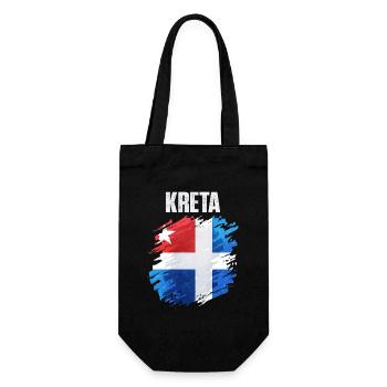 Colorful Scandinavian Flag Art - Gift Bag for Bottles - black - Front