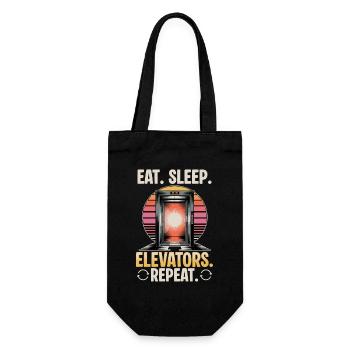 Elevator toddler & kids - Gift Bag for Bottles - black - Front