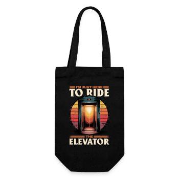 Elevator toddler & kids - Gift Bag for Bottles - black - Front