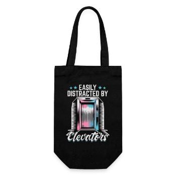 Elevator toddler & kids - Gift Bag for Bottles - black - Front
