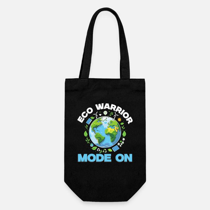 Umweltschützer Eco Warrior Mode On - Geschenkbeutel für Flaschen - Schwarz