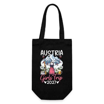 Austria Girls Trip 2027 - Gift Bag for Bottles - black - Front