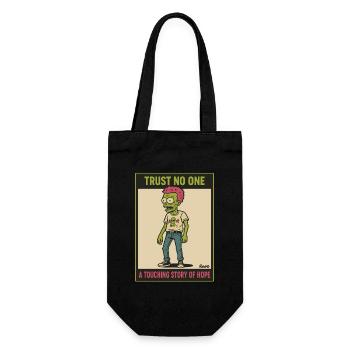 Ne faites confiance à personne Zombie Rebel Design - Sac à bouteille - noir - Devant