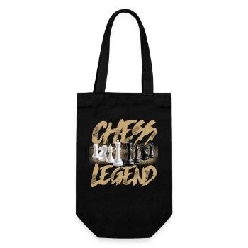 Chess - Gift Bag for Bottles - black - Front