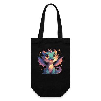 Dragon Dragon - Gift Bag for Bottles - black - Front