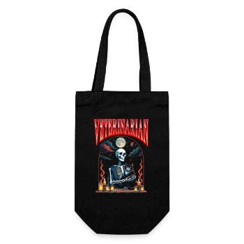 Vétérinaire vétérinaire Vet Halloween - Sac à bouteille - noir - Devant