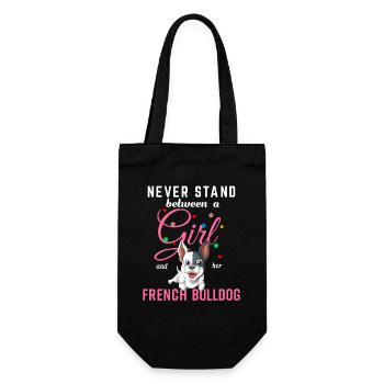 T-shirt Empowerment Fille et Bouledogue Français - Sac à bouteille - noir - Devant