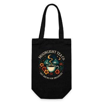 Dreamlight Brew Co | Bières chaudes pour les rêveurs - Sac à bouteille - noir - Devant