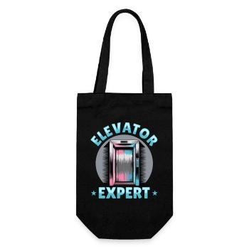 Elevator toddler & kids - Gift Bag for Bottles - black - Front