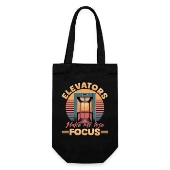 Elevator toddler & kids - Gift Bag for Bottles - black - Front