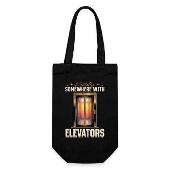 Elevator toddler & kids - Gift Bag for Bottles - black - Front
