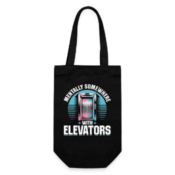 Elevator toddler & kids - Gift Bag for Bottles - black - Front