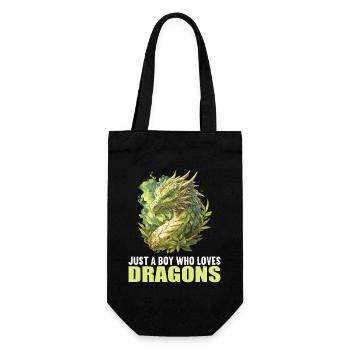 Dragon Dragon - Gift Bag for Bottles - black - Front