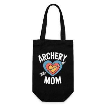 Tir à l’arc Dicton Mère Tir à l’arc Cadeau - Sac à bouteille - noir - Devant
