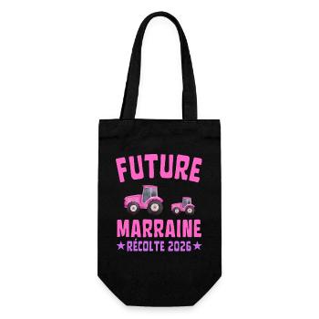 Future Harvest Godmother 2026 - Gift Bag for Bottles - black - Front