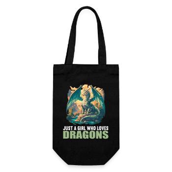 Dragon Dragon - Gift Bag for Bottles - black - Front