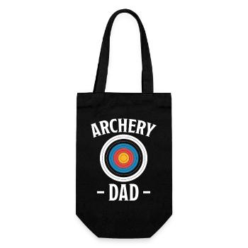 Tir à l'arc disant cadeau de tir à l'arc pour papa - Sac à bouteille - noir - Devant