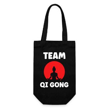 Qi Gong Design Zen Balance - Gift Bag for Bottles - black - Front