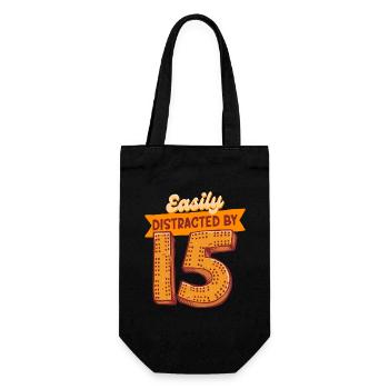 Cribbage - Gift Bag for Bottles - black - Front