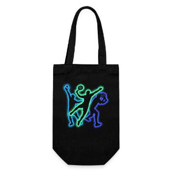 Padel Tennis Padel Tennis Silhouettes Padel - Sac à bouteille - noir - Devant