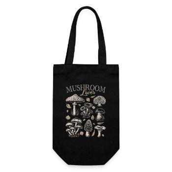 Amateur de champignons, collectionneur de champignons - Champignons - Proverbe - Sac à bouteille - noir - Devant