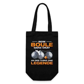 À la Boule Joueur de pétanque boule assez correct - Sac à bouteille - noir - Devant